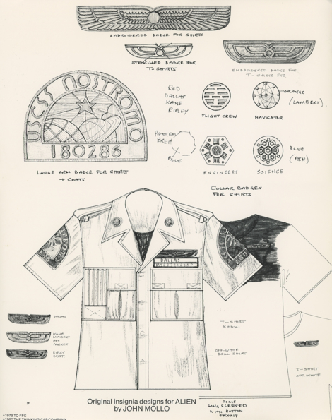 Source: The Authorized Portfolio of Crew Insignias from the United States Commercial Spaceship Nostromo, 1980.