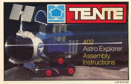 <p><strong>Figure 1.1</strong> Artwork from the Astro Explorer instruction manual, which is the same as the front exterior of the toy’s packaging.</p>