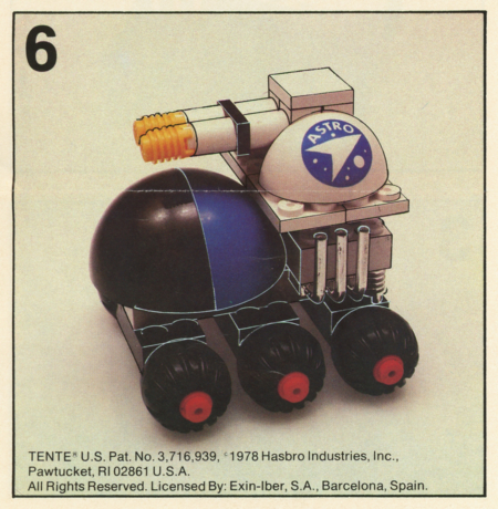 <p><strong>Figure 1.3</strong> An excerpt from the Astro Laser Ray assembly instructions, where we can see the Astro logo in application on the vehicle.</p>