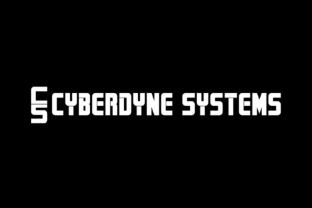 <p><strong>Figure 9.1</strong> An approximation of the Cyberdyne Systems identity from <em>The Terminator</em>’s deleted scene, which pairs a monogram and wordmark together in a horizontal lockup.</p>