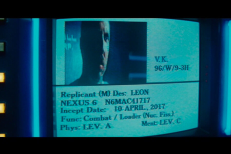 <p><strong>Figure 1.2</strong> At the police headquarters, when Captain Bryant briefs Deckard on the Replicants, they are looking at the Esper computer.</p>