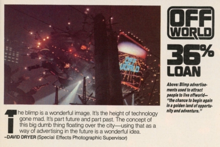 <p><strong>Figure 4.3</strong> The best rendering of the Off-world logotype I could find, from an official <em>Blade Runner</em> source — in the pages of the <em>Blade Runner Souvenir Magazine</em>, published in 1982.</p>