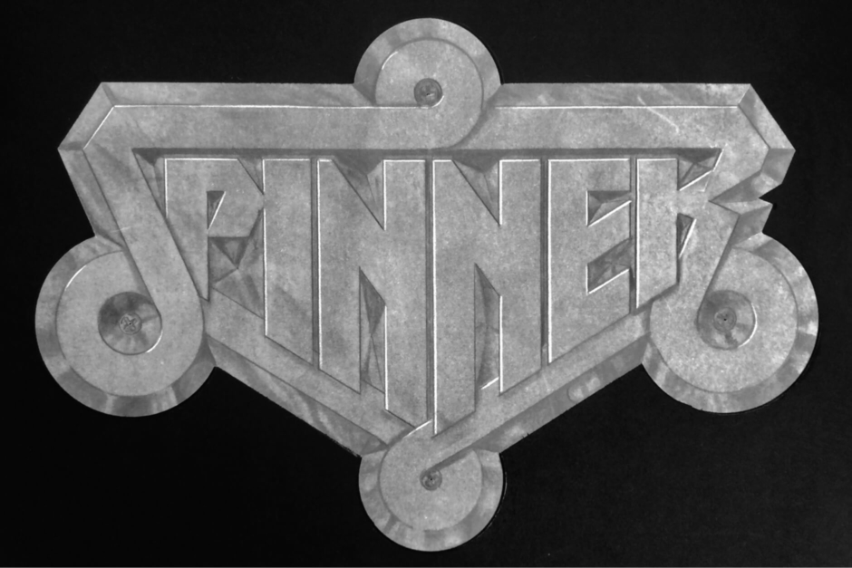 <p><strong>Figure 2.1</strong> The original pencil drawing of the Spinner emblem, created by Tom Southwell for <em>Blade Runner</em>. Photo courtesy of Tom Southwell.</p>