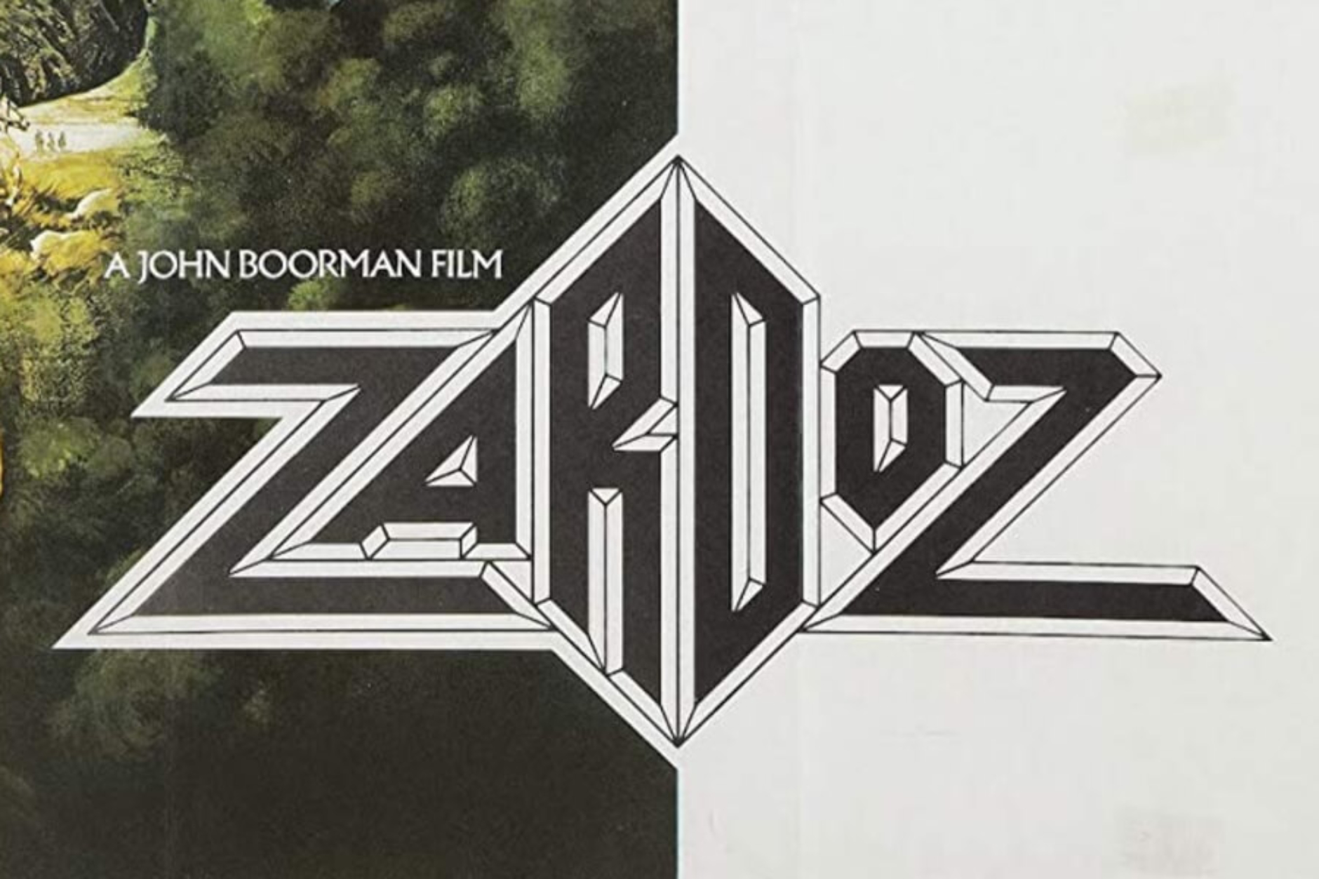 Figure 3.10 A source of inspiration for Southwell - Michael Doret’s faceted ZARDOZ title design, shown here as it appeared in promos. Source: IMDb