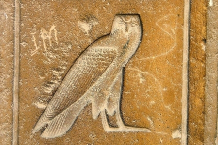 <p><strong>Figure 2.5</strong> A number of cultures view the owl as a symbol of death. The ancient Egyptians saw it as such, and also employed it as a hieroglyph. Source: <em>Egyptian Geographic</em></p>